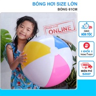 Inflatable Ball, Beach Ball - Large Size 61cm (45cm Inflatable Ball)>