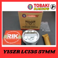 TOBAKI Y15ZR LC135 57MM DOME FORGES RACING PISTON 0 DOME FORGED PISTON RACING 57MM TOBAKI HIGH COMPR