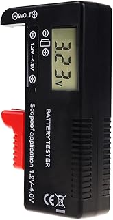 Universal Pro Battery Tester - Advanced Power Analyzer & Volt Checker - Test AA, AAA, C, D, 9V, 1.5V