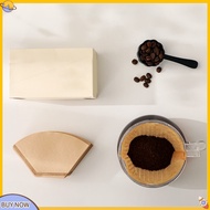 {uStuttg}  Thickness Fine Paper Secure Edge Pressing Process Bag 100pcs Cone Coffee Filter Thickened Food Grade Safe Edge Pressed Fine Paper Original Wood Pulp Filter for Southeast