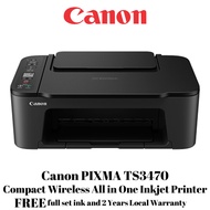 Canon PIXMA TS3470 Compact Wireless All in One Ink Jet Printer TS 3470
