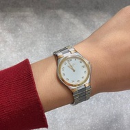 【 日本直送 名牌中古包 】Christian Dior 克裡斯汀‧迪奧 手錶 銀色 Logo 石英錶 45.14.01 keprec