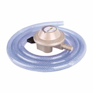 MILUX M-188CS SAFETY VALVE GAS (AUTO CUT) REGULATOR C/W 1.5M GAS HOSE AND HOSE CLIPS