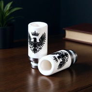 510 Ceramic drip tip 510 Ceramic+Stainless Steel tip Food Grade drip tip 510 drip tip 25.12.1