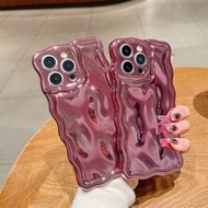 Electroplated Floral Meteorite Pattern Rose Gold Color Phone Case Compatible With IPhone 17/17 Pro M