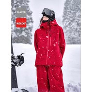 Awka Ski Double-Board and Single-Board Women's & Men's Waterproof Jacket 3L Professional Ski Jacket