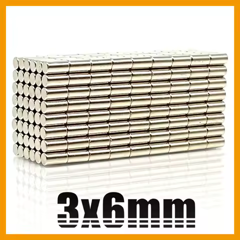 50~2000pcs 3x6mm Magnet Round Small Science Office Whiteboard Craft Diy Fridge Refrigerator 3*6mm Ac