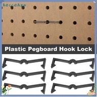 HECCEHZP 50Pcs Pegboard Hook Locks, Locks Holder Garage Accessories Hook Fastening Buckle,  Plate Cl