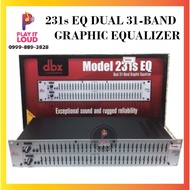 ORIGINAL DBX 231s EQ DUAL 31-BAND GRAPHIC EQUALIZER