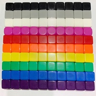 Blank Dice D6 Multicolor 16mm