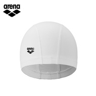 หมวกว่ายน้ําสวมใส่สบายวัสดุคู่นําเข้า Arena ดีไซน์พิมพ์ลายทันสมัยสําหรับผู้ชายและผู้หญิง