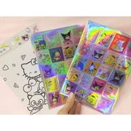 2Pcs Sanrio mymelody Kuromi Cinnamoroll Cartoon Holographic Laser Stickers Scooter Luggage Computer Tablet Decoration Graffiti Decals Sticker Kids gift