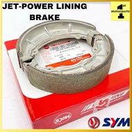 SYM JET POWER BRAKE SHOE BREK LINING 4312B-M9B-0000