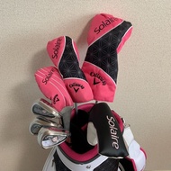 Callaway Solaire Ladies golf set Pink Golf set New 1W・5W・6U・7i、9i・PW・SW・PT HC、ＣＢ Carbon shaft L - Pu