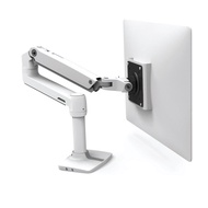 Ergotron Mounting Arm for Monitor - Matte Black / White - 1 Display(s) Supported LX  45-490-216 45-2