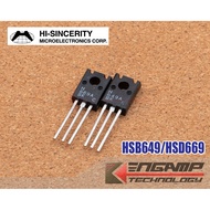 (Optional) [TR] HSB649A HSD669A B649 D669 H649 H669 HI-Sincerity PNP NPN 1.5A 160V