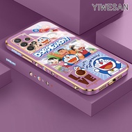 YIWESAN Casing Ponsel untuk Samsung A52 5G A52s 5G A51 M40s M51 M33 5G M60s M62 F62 Case pola animas