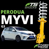 Perodua Myvi G3 F Tuned FTS Shocks Absorber Suspension - Sistem Penyerap Hentak - FTuned Racing by A