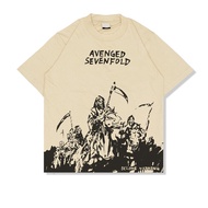 T-Shirt Merchandise A7X Avenged Sevenfold Life Is But a Dream Become Nothing - Oversize Band Vest Ta