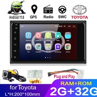 Android 12 Car Video Player 7 Inches 2 DIN for Toyota Android Car Radio WIFI GPS Navigation 2.5D Mul