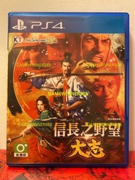 （中古二手）PS4遊戲 信長之野望 大志 Nobunaga no Yabou Taishi 港版中文版