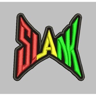 HIJAU MERAH HP-R90 PATCH LOGO SLANK V2 COLOR FULL RED YELLOW GREEN EMBROIDERY ACCESSORIES BET/ EMBLE