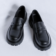 [7CM HIGH] Stylish 7cm high combat derby shoes, oxfords, high rise shoes