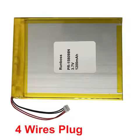 For Kobo Aura One / Forma E-ink E-book Reader 2/4 Wires 3.7V 1200mAh 178098 PR-158098N Rechargeable 