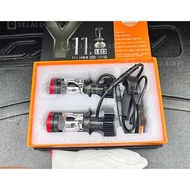 2PCS Lampu Head lamp Led Projie H4 Mini Lens Y6 Y7 Y8 Y11 Original Super Terang Bohlam Mobil LED 35W
