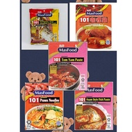 (HALAL) MasFood 101 Instant Curry Paste / Prawn Noodles Paste / Tom Yum Paste / Asam Style Paste / S