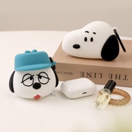 Peanuts史努比矽膠小收納包-Snoopy Olaf airpods 耳機包