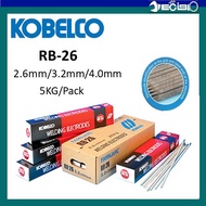 KOBELCO Welding Electrode RB26 E6013 (2.6mm/3.2mm/4.0mm) 5KG/Pack