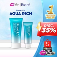Biore UV Rich Watery Essence SPF50 Biore Sunscreen Biore UV Aqua Rich Biore Sunscreen | TnT Beauty S