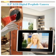 4.3 LCD Screen Doorbell☆Digital Door Peephole Viewer Camera Doorbell/HD Night Vision Video Doorbell  Deurbel Met Camera