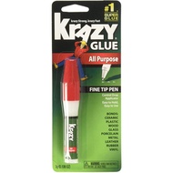 🇺🇸 Krazy Glue All Purpose Super Glue Pen, Fine Tip, 3 Grams