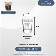 【GOOD DAZE】Tequila Shot Glass Thick Heavy Base set liquor shot glass bar glass whiskey shot glass 酒杯