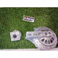 DTD WAVE 125 LIGHTEN HUB SET by ASAKI (small hub front)
