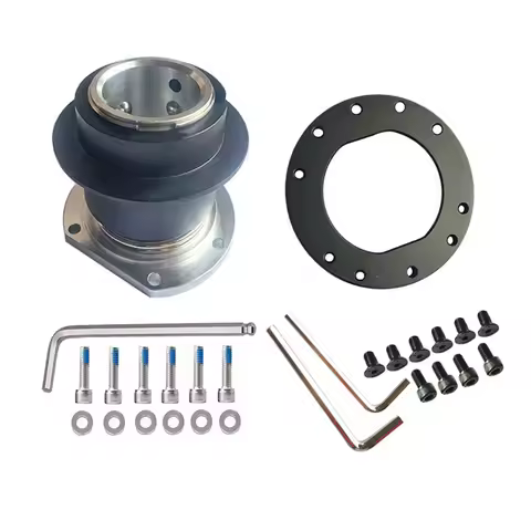 Metal Quick Release Steering Wheel Quick Release Replacement and70mm6Bolt PatternFor FANATEC QR1Whee