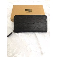 Real new Shot❤ New CE551 Accordion Signature Style Zipper Badge Women Men Long Wallet a31 0af Shot❤