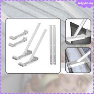 [JoyDIY] 5 Inch Aluminum Roof Gutter Hanger Eaves Drainage Mounting Brackets Strong