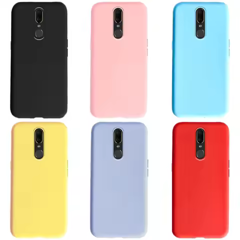 Original Phone Case For OPPO F11 Pro Case F11Pro Back Cover Funda Soft Liquid Silicone Slim Cover Fo