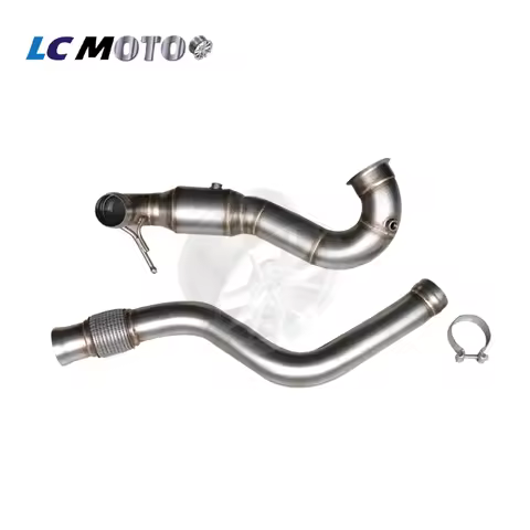 SS304 Turbo Exhaust Downpipe For Mercedes Benz AMG A45 CLA45