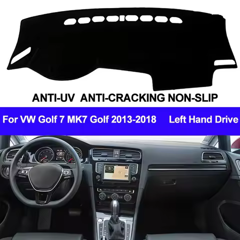 TAIJS Car Dashboard Cover For Volkswagen VW Golf 7 MK7 Golf 2013 2014 2015 2016 2017 2018 Golf7 Dash