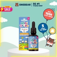 Natures Aid Mini Drops 400IU Vitamin D 50mL | Vegan | Sugar Free | Newborn to 5Y Kid Bone Teeth [Bae