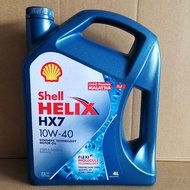 Shell Helix HX7 10w40 Semi Synthetic (Original Shell) **Sarawak**