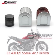Motorcycle Air Filter Intake Cleaner Oil filter For Honda CB400X CB400F CB 400 X/F CB400 X F 2019 20