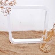 [35x35] ASKARA Dowry Frame OVAL SQUARE Wedding Dowry Frame/ 35x35 cm