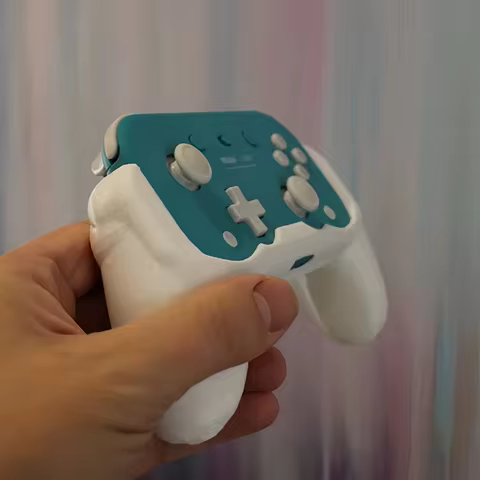 3D Printed PETG Controller Holder Handle for 8BitDo Lite 2 Controller Gamepads DIY Controller Access