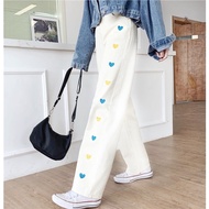 TOLLY - Celana Panjang Hw Kulot Jeans Love / Kulot Jeans Love Putih Bersih