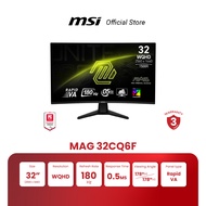 MSI MONITOR MAG 32CQ6F | 32" WQHD | Rapid VA | 180Hz | 0.5ms(จอคอมพิวเตอร์) [Pre-Order จัดส่งภายใน7-